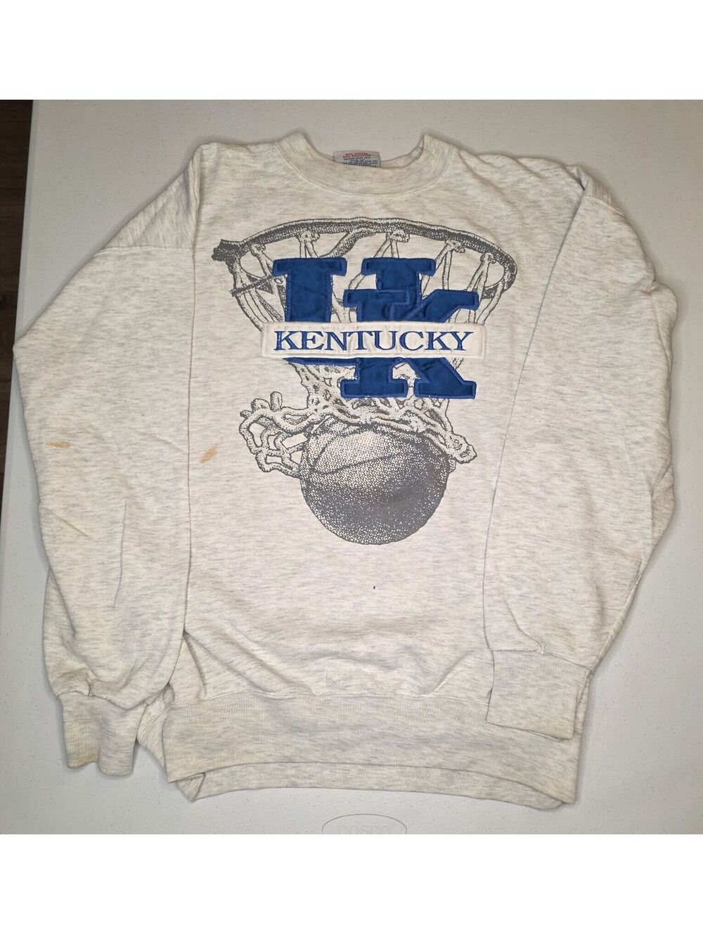90s NCAA Kentucky Wildcats Basketball Crewneck